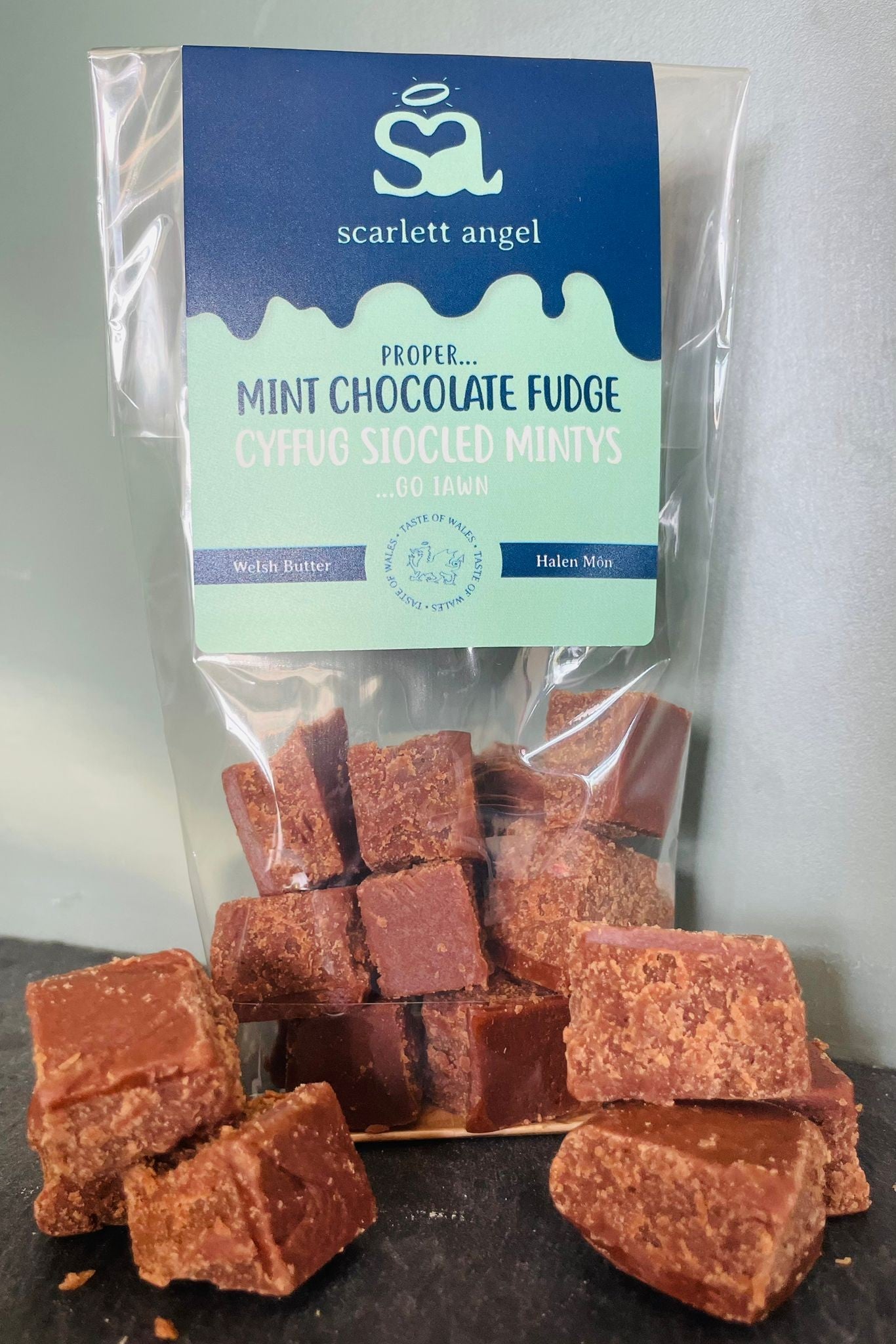 Cyffug Siocled Mintys Cymreig