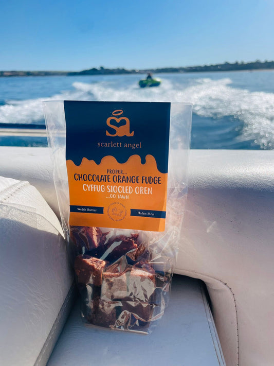 Welsh Chocolate Orange Fudge 100g